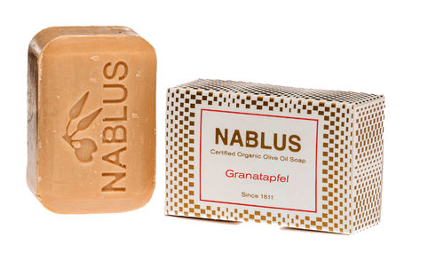 NABLUS Olivenölseife - Granatapfel 100g